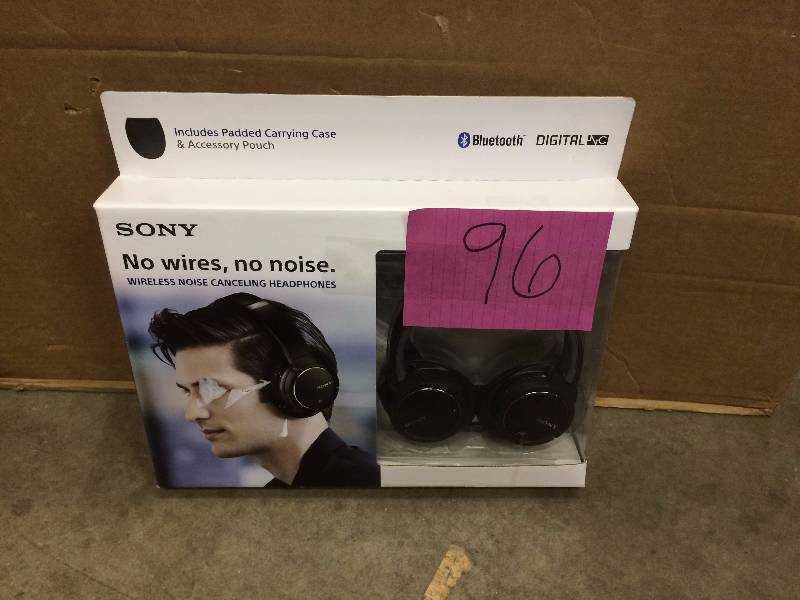 lot 96 image: Sony no wires no noise headphones