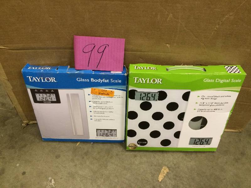 lot 99 image: Lot of 2 TAYLOR scales not tested