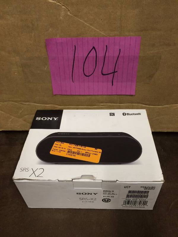 lot 104 image: Sony Bluetooth Speaker