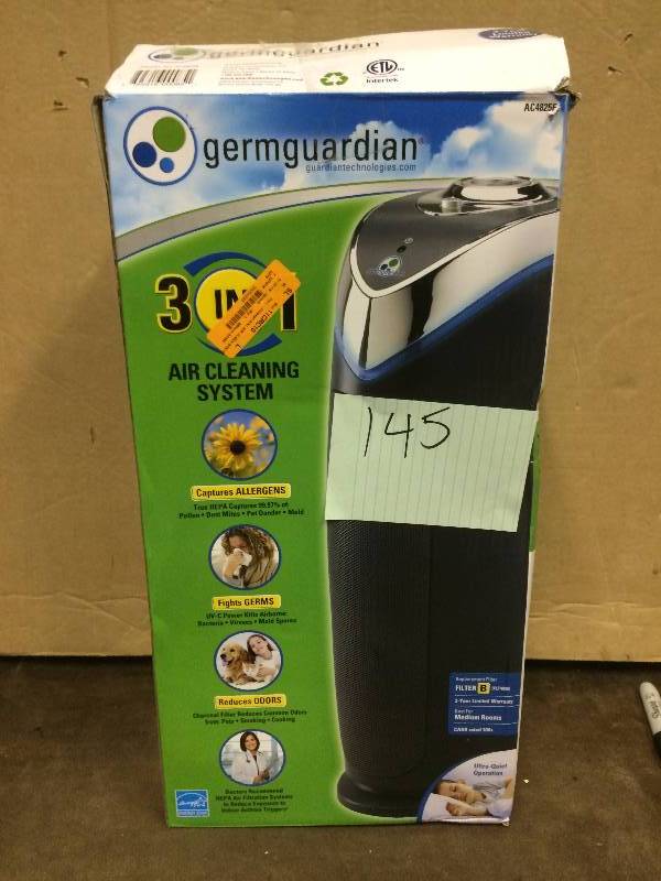 lot 145 image: Germguardian Air Cleaning System
