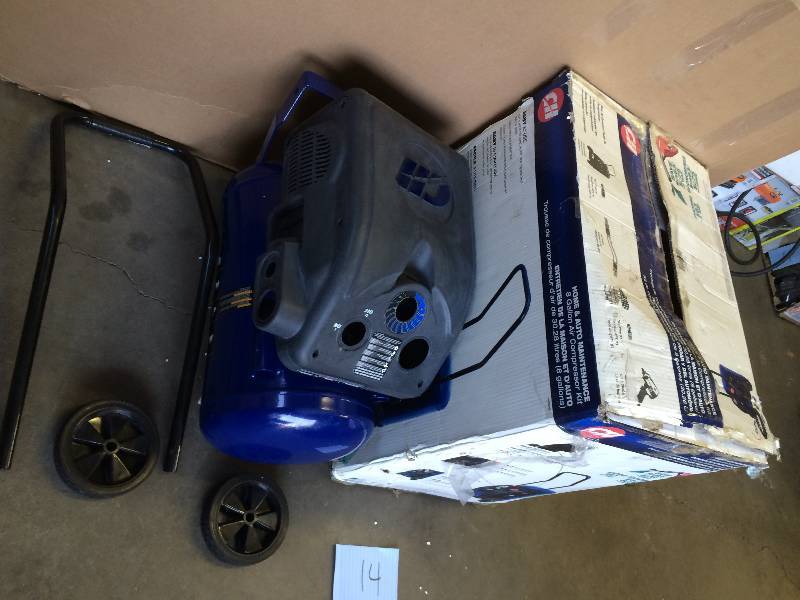 lot 14 image: Tank only for Campbell Hausfeld Portable Oil-bath Air Compressor modell HM700099AV