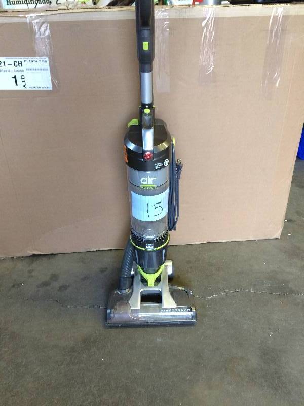 lot 15 image: HOOVER WindTunnel Air Steerable Bagless Upright Vacuum Cleaner used