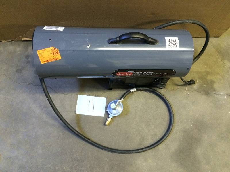 lot 11 image: Dyna-Glo 70K - 125K BTU Propane Forced Air Heater Model # RMC-FA125DGD
