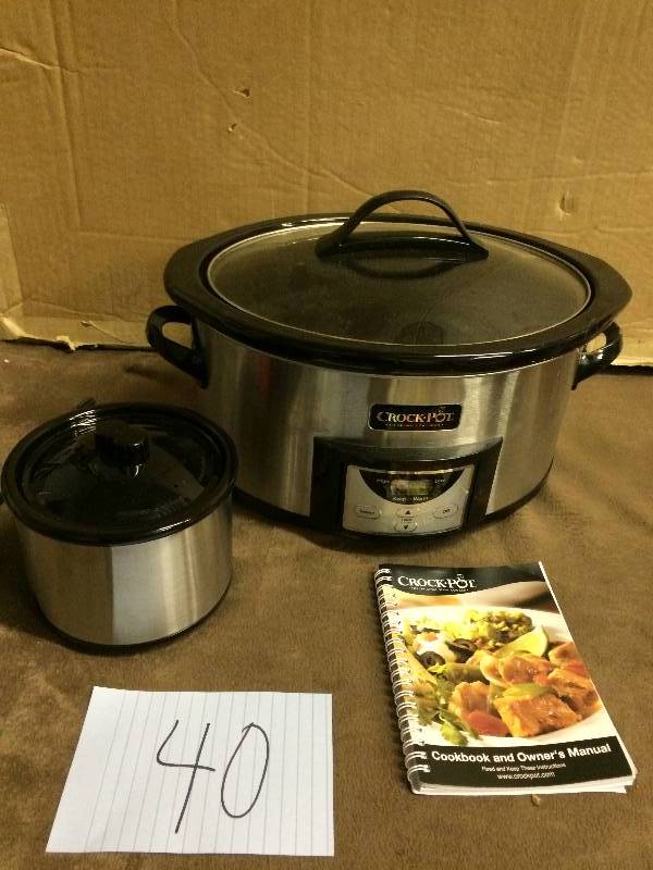 lot 40 image: Crock-pot set used working conditions