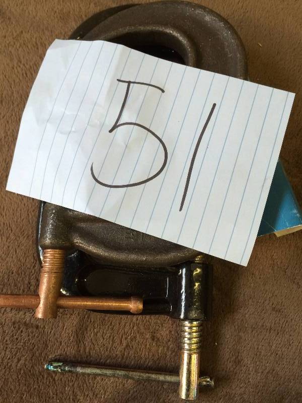 lot 51 image: Set of 2 clamps