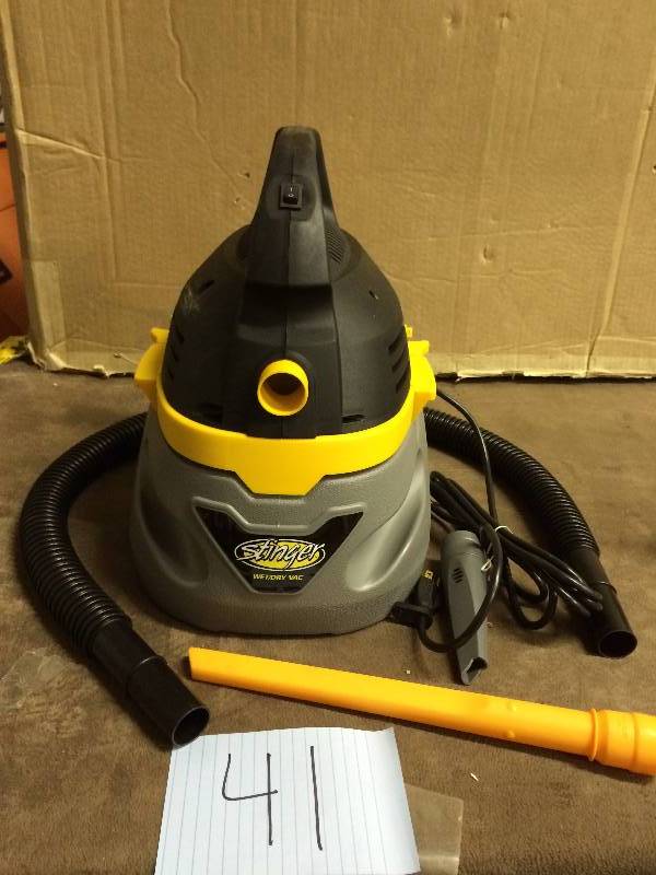 Stinger 2.5gal. Wet/Dry Vacuum used tested KX Real Deals Warehouse