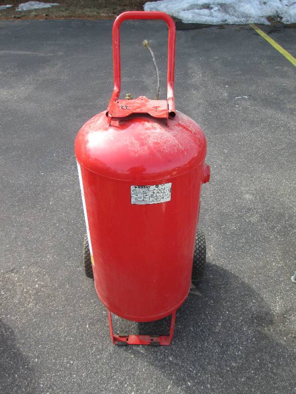 lot 53 image: Husky Air Tank or Possible Smoker