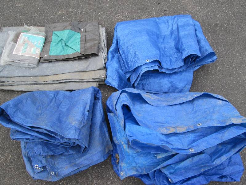 lot 69 image: Lots of Tarps