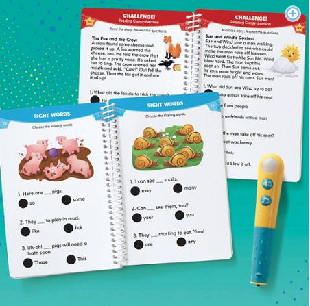 lot 84 image: Educational Insights Hot Dots Lets Master Grade 1 Reading