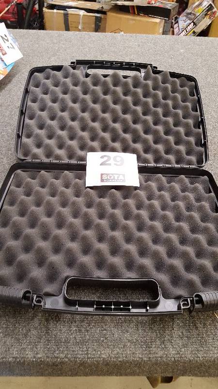 lot 29 image: FLAMBEAU OUTDOORS PISTOL CASE  BLACK