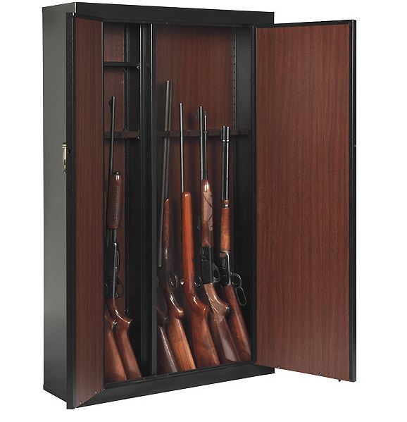 16 Gun Metal Cabinet