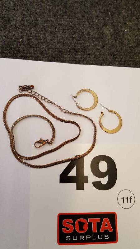 Goldtone 10PC Jewelry Set