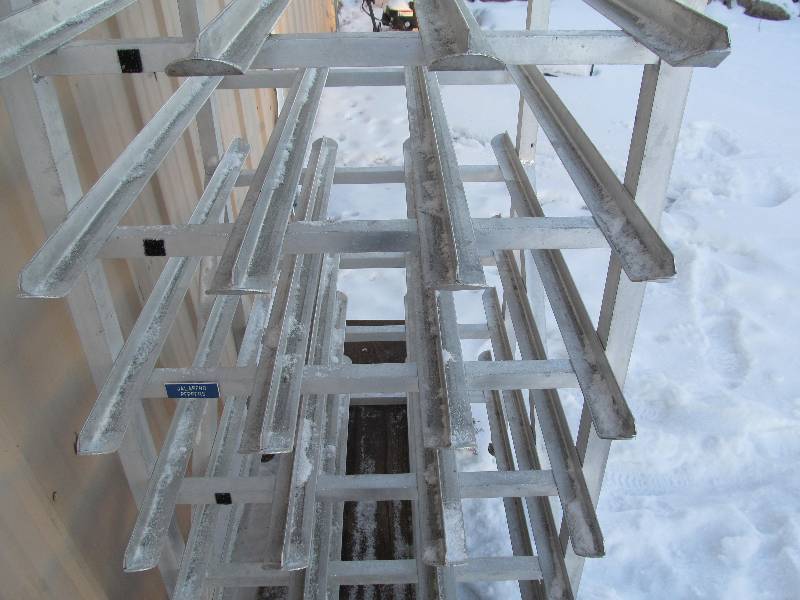 NSF Restaurant Aluminum Can Rack