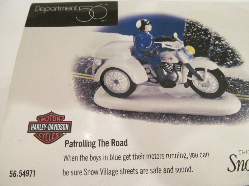 Dept. 56,Harley Davidson Snow Village