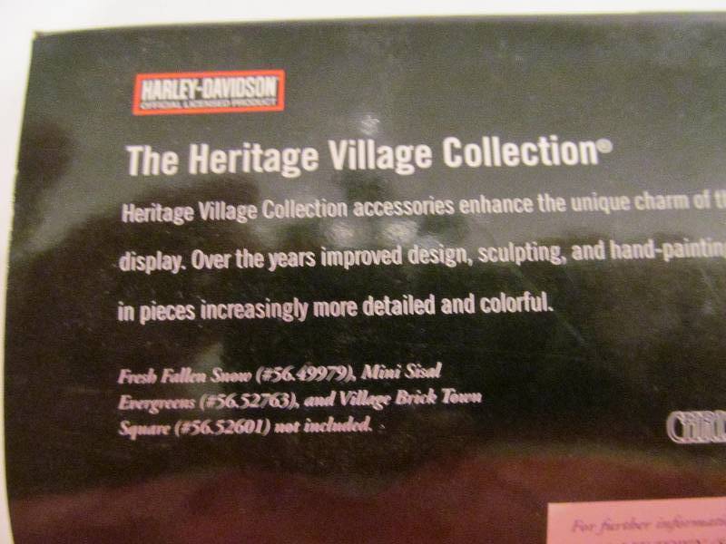 Dept. 56,Harley Davidson Heritage Village Collection