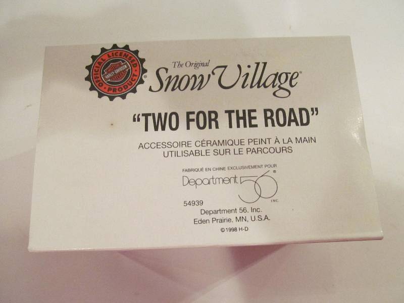 Dept. 56,Harley Davidson Snow Village