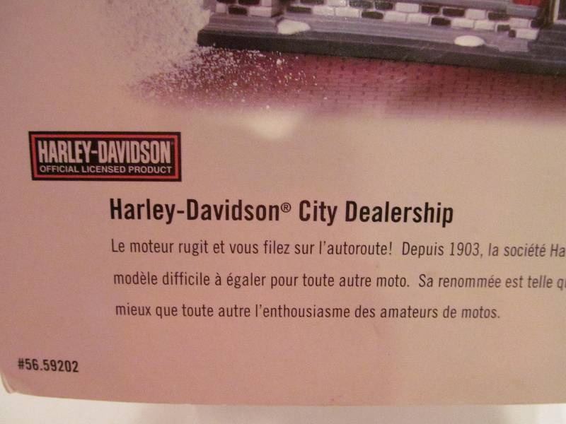 Dept. 56,Harley Davidson City Dealership