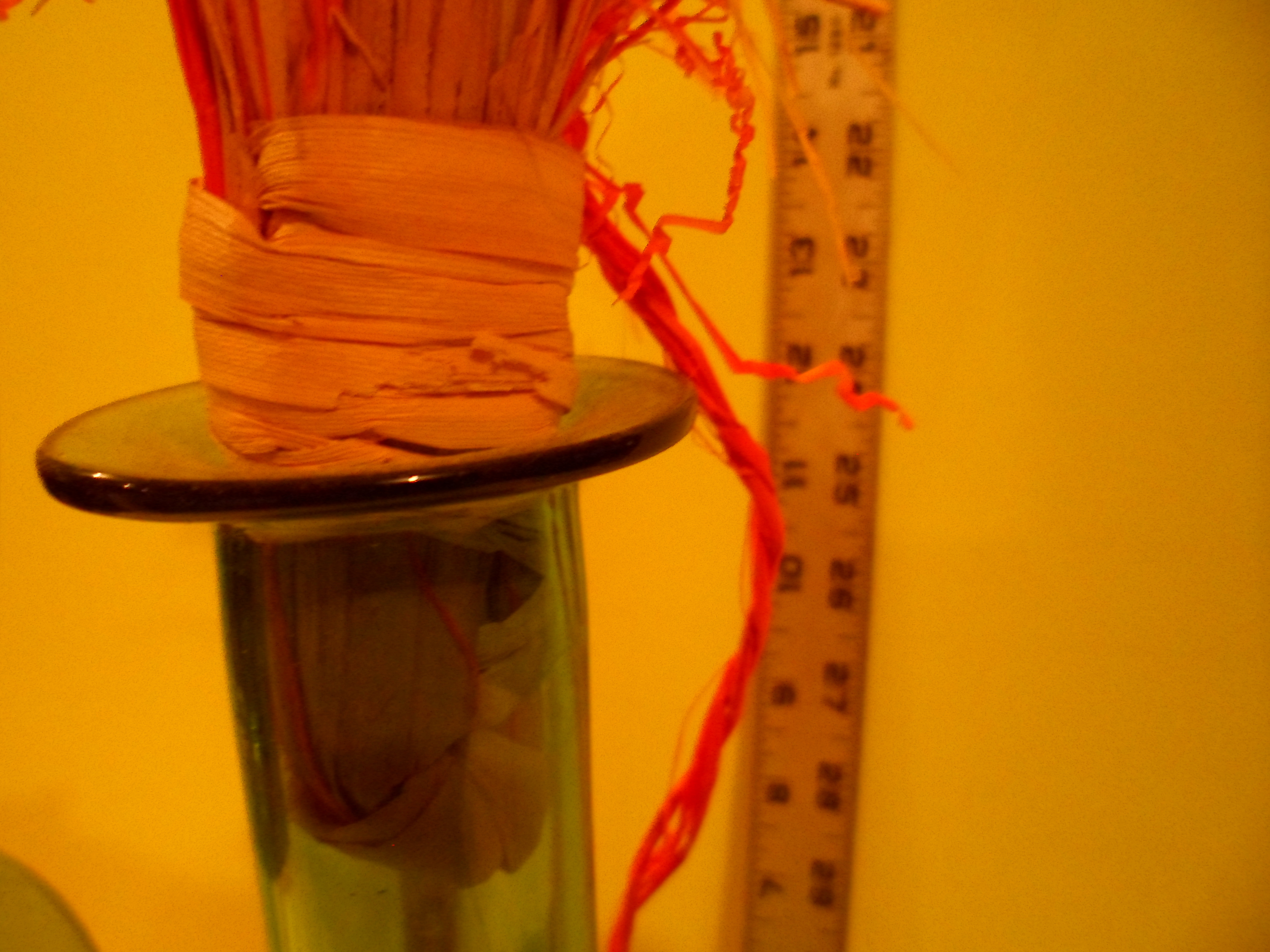 lot 23 image: Large Green Glass Decanter