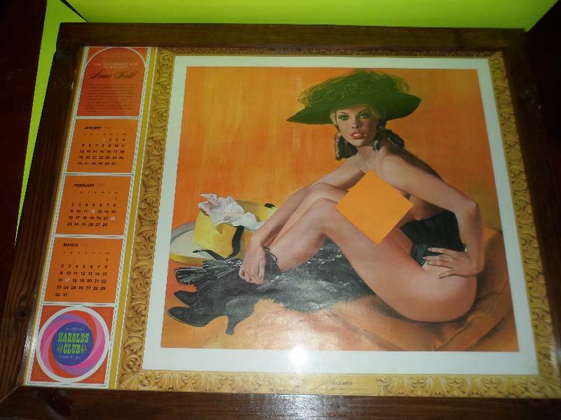 lot 59 image: Harolds Club Reno Nevada Pin Up Girl Calendar