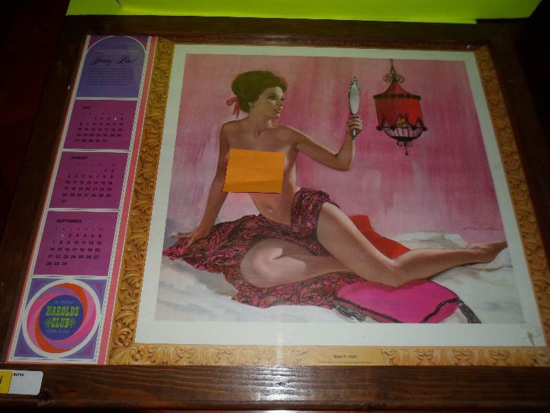 lot 61 image: Harolds Club Reno Nevada Pin Up Girl Calendar