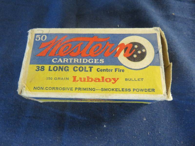 lot 71 image: Western Cartridges 38 Long Colt