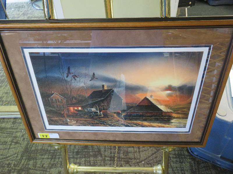 lot 88 image: Terry Redlin Prepared for the Season