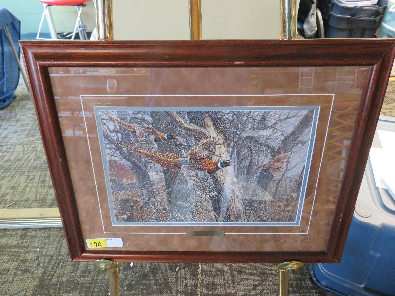 lot 90 image: James Meger Storm Warning print