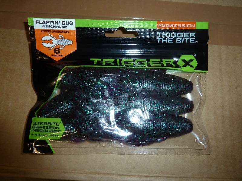 Qty 48 Rapala TriggerX plastic bait...
