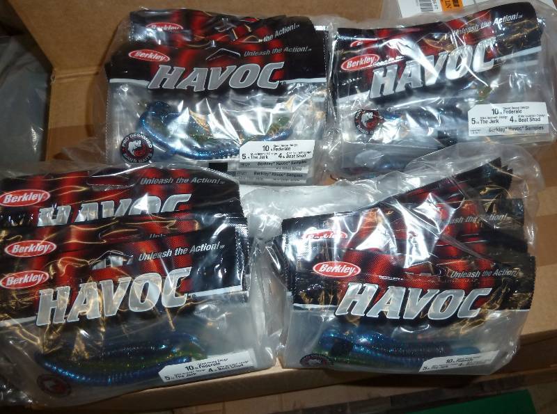 50 Berkley Havoc sample baits...