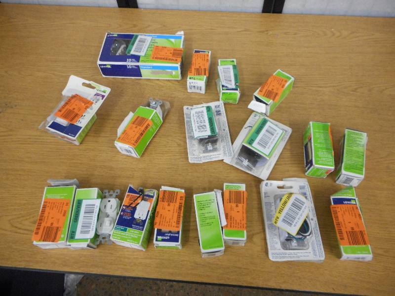 MISC. LOT OF ELECTRICAL OUTLETS