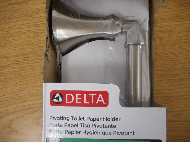 DELTA PIVOTING TOILET PAPER HOLDER