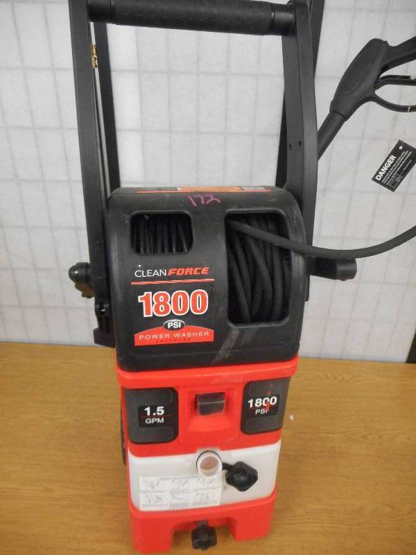 1800-PSI 1.5-GPM Heavy-Duty Axial Cam Electric Pressure Washer