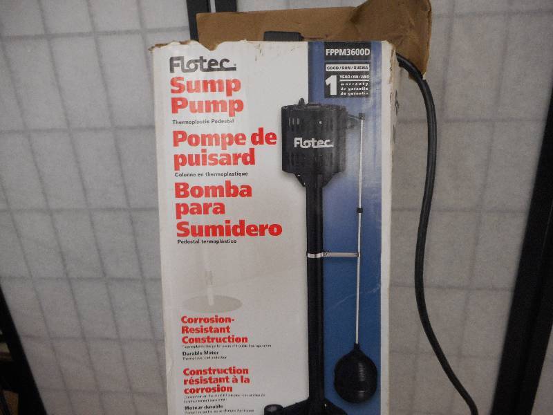 Thermoplastic Pedestal Sump Pump 13 HP
