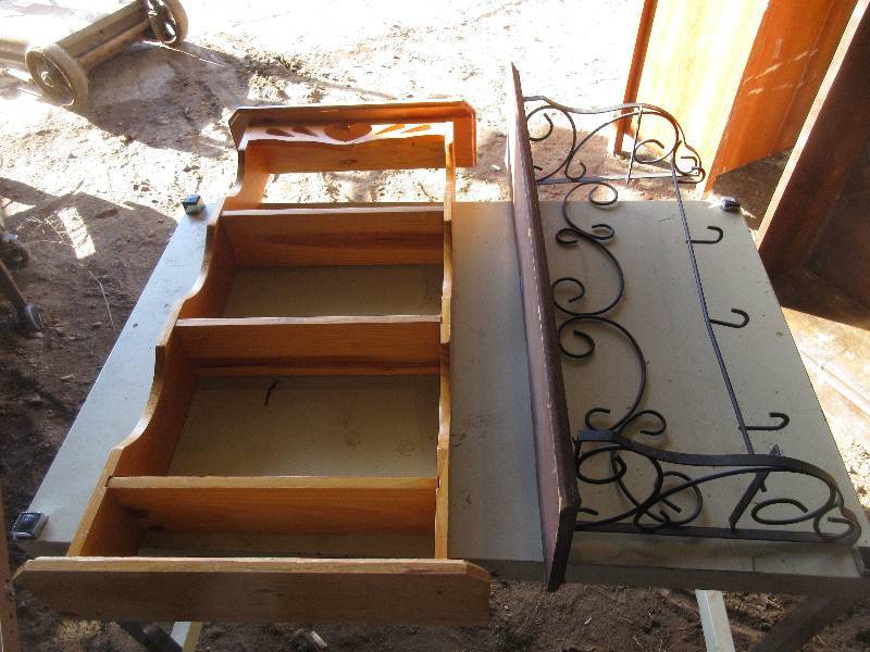 lot 77 image: 2 WALL SHELVES