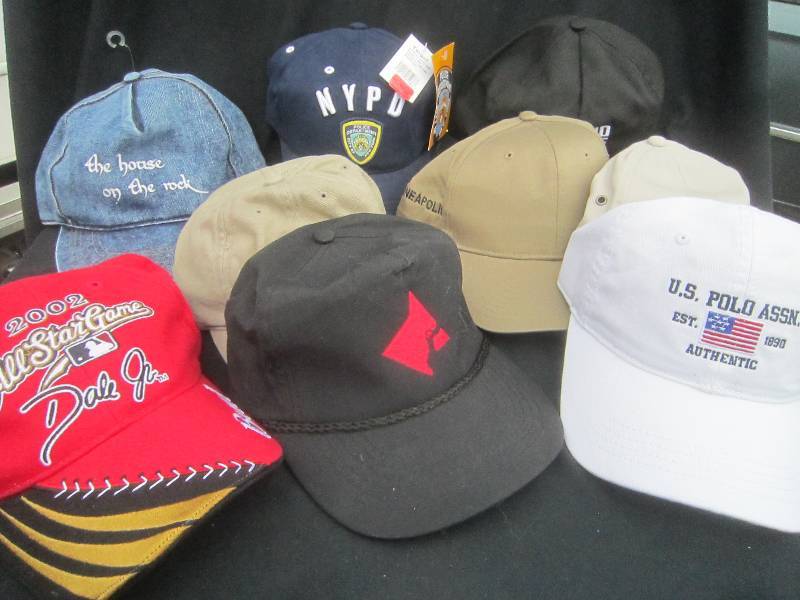 4 NEW  MANY MORE HATS--NYPD, NASCAR, POLO ETC