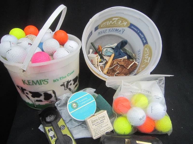 GOLF BALLS, TEES,  GOLF MISC