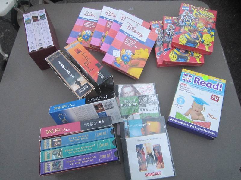 VALENTINES, CDS AND VHS