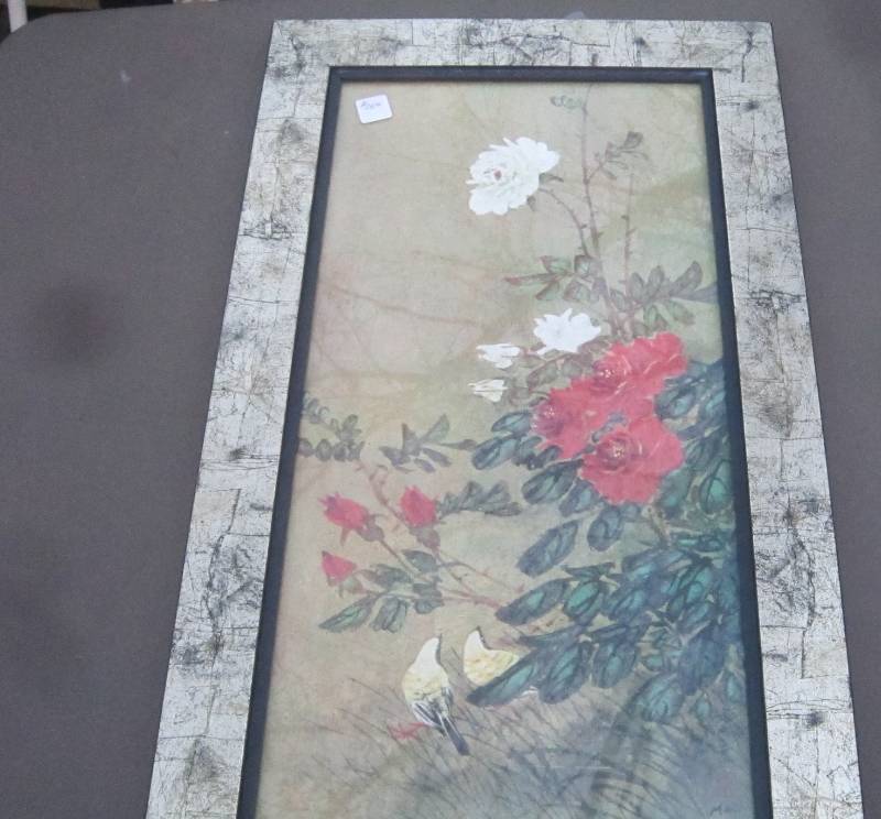 16.5X 28.5 FLORAL PICTURE