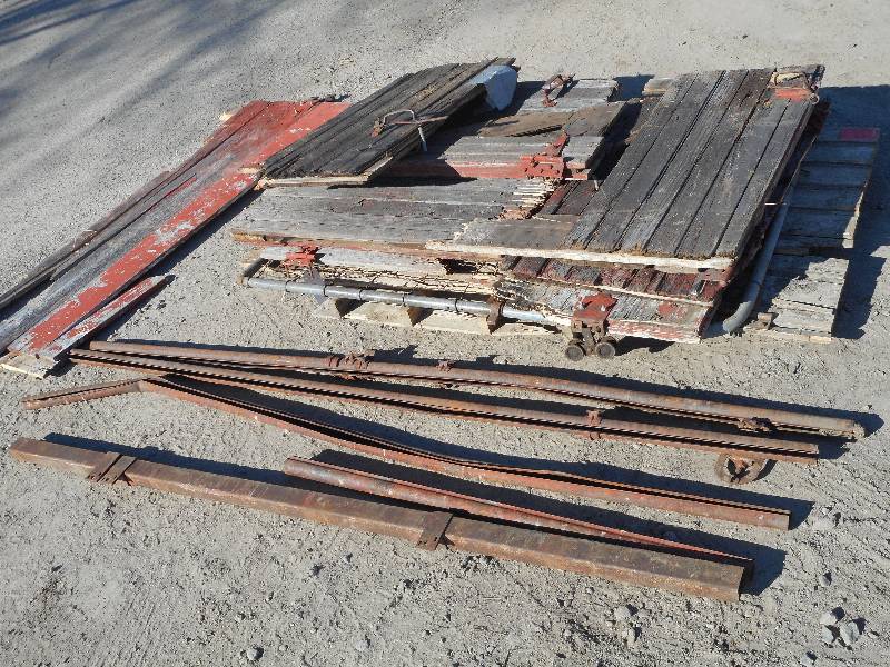 lot 13 image: Pallet Lot Of Antique Barn Doors, B...