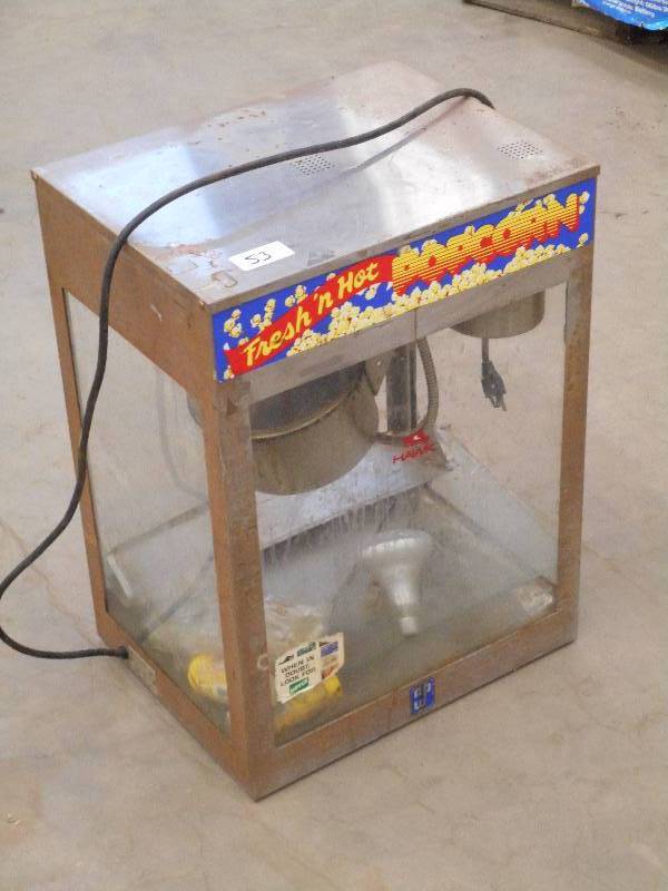 lot 53 image: Well Used Popcorn Popper Set ...