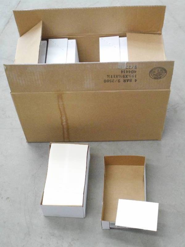 lot 90 image: (10) 250-Pack Cases Of 3 58 x 5 1...