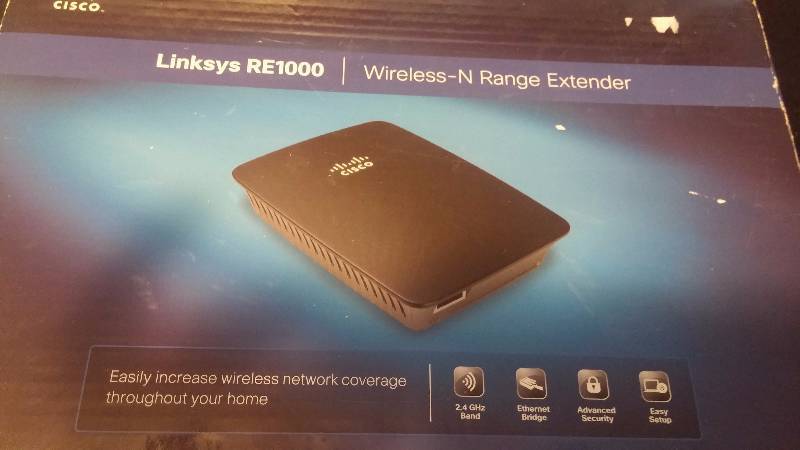 lot 40 image: Linksys Wireless-N Range Extender