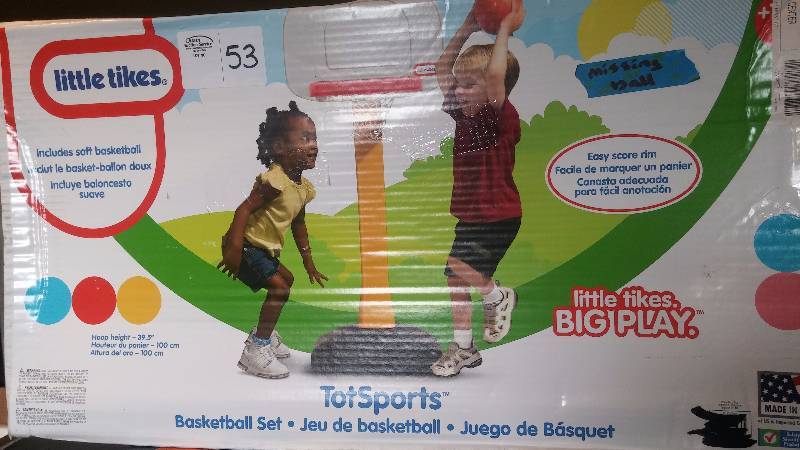 lot 53 image: Little Tykes Basketball set - missing ball