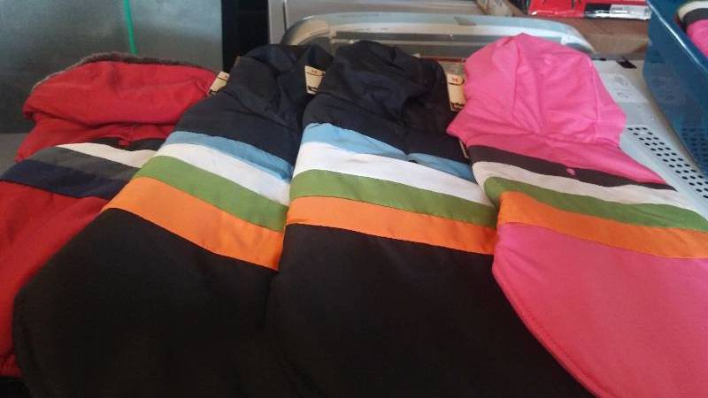 lot 75 image: 4 Medium Dog coats lot 2