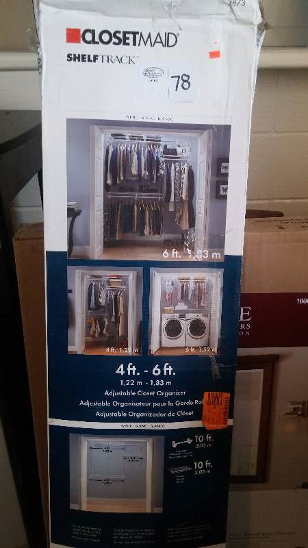 lot 78 image: Closetmaid shelftrack