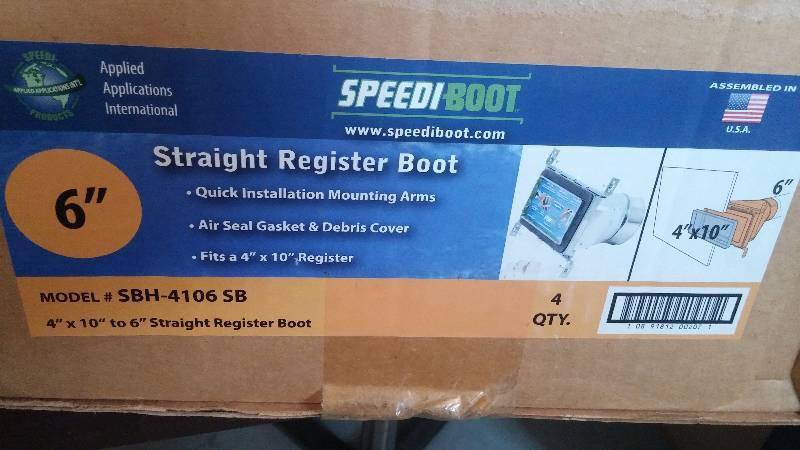 lot 88 image: Speedi-Boot Straight Register Boot 6 inch