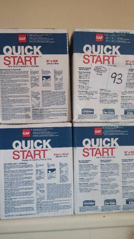 lot 93 image: 4 Boxes of Quick Start