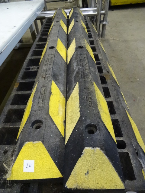 lot 24 image: Rubber Parking Lot Bumper Qty 2