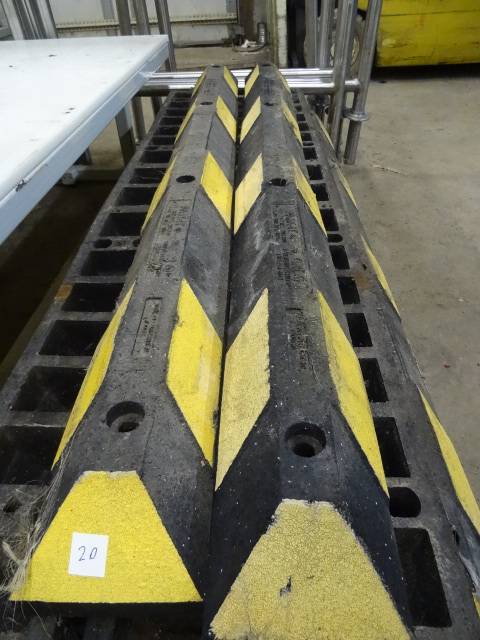 lot 25 image: Rubber Parking Lot Bumper Qty 2