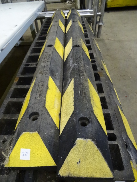 lot 26 image: Rubber Parking Lot Bumper Qty 2